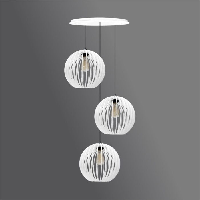 Pendente Trio - Mini Ball - Branco