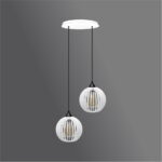 Pendente Duo - Micro Ball- Branco