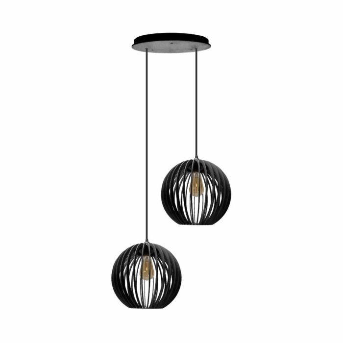 Pendente Duo - Mini Ball- Preto