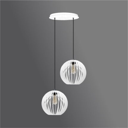 Pendente Duo - Mini Ball- Branco