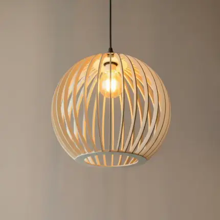 Lustre Pendente Para Sala Pé direito Duplo Quatro Ball P7 - Marfim - Imagem 11