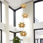 Lustre Pendente Para Sala Pé direito Duplo Quatro Star Marfim