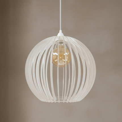 Lustre Trio Cnidário Ac. Cristal para pé direito alto - Imagem 3