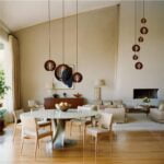 Conjunto Lustres Para Sala de Estar e Sala de Jantar MBM - Marrom