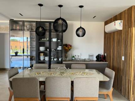 Conjunto Lustres Para Sala de Estar e Sala de Jantar Mix - Preto - Imagem 3