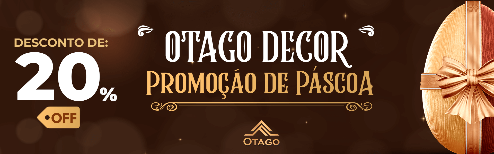 Banner de Pascoa da loja Otago decor