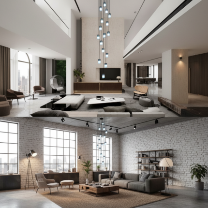 Lustre para sala Cúpula Fumê 16 lâmpadas pé direito alto - Imagem 12